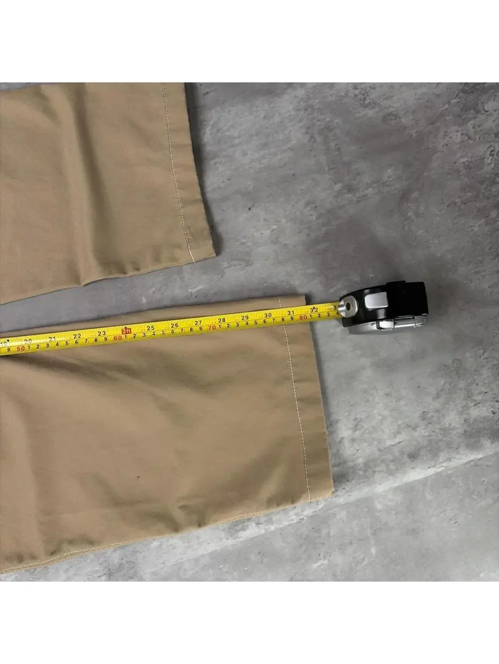 Y2K Beige True Religion Grunge Baggy Cargo Skater Pants